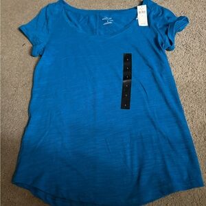 Banana Republic Vibrant Blue Short Sleeve Tee
